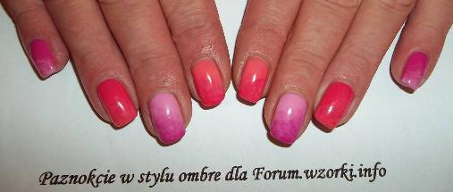 Prace Konkursowe pt. Ombre Nails
